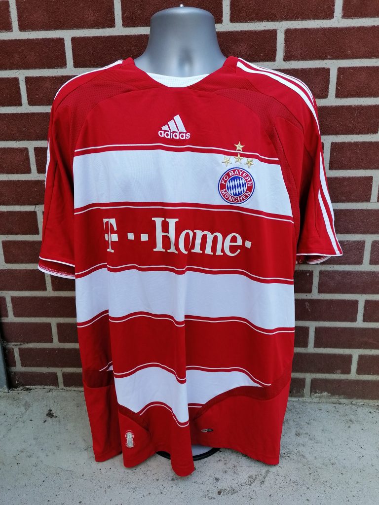 Vintage Bayern Munchen 2007 2008 2009 home shirt adidas size XL (1)