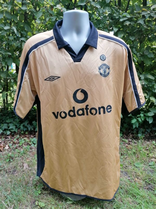 Vintage Manchester United 2001 2002 reversible away centenary ls shirt size XL (3)
