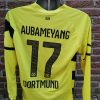 Borussia Dortmund 2014-15 ls home shirt Puma Aubameyang 17 size S (2)
