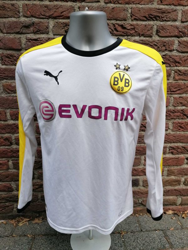 Borussia Dortmund 2015-16 ls away shirt Puma trikot size S (1)