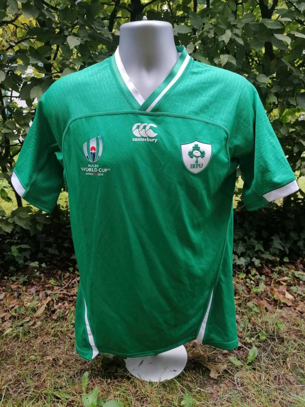 Ireland Rugby World Cup 2019 home Shirt Mens Rugby Union jersey size S (1)