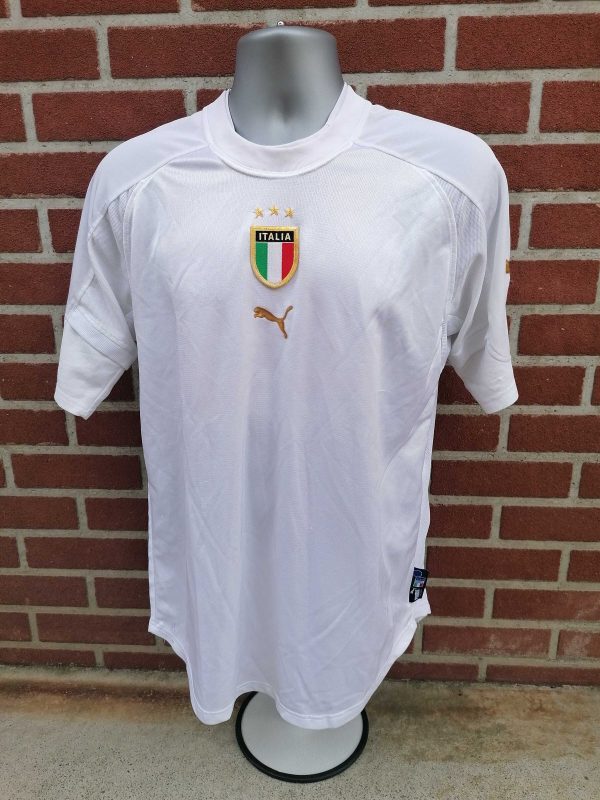 Vintage Italy EURO2004 2005 2006 away shirt Puma soccer jersey size M Italia (1)