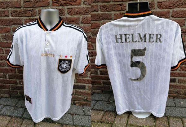 Vintage Germany EURO 1996 1997 1998 home shirt adidas Helmer 5 size M (4)