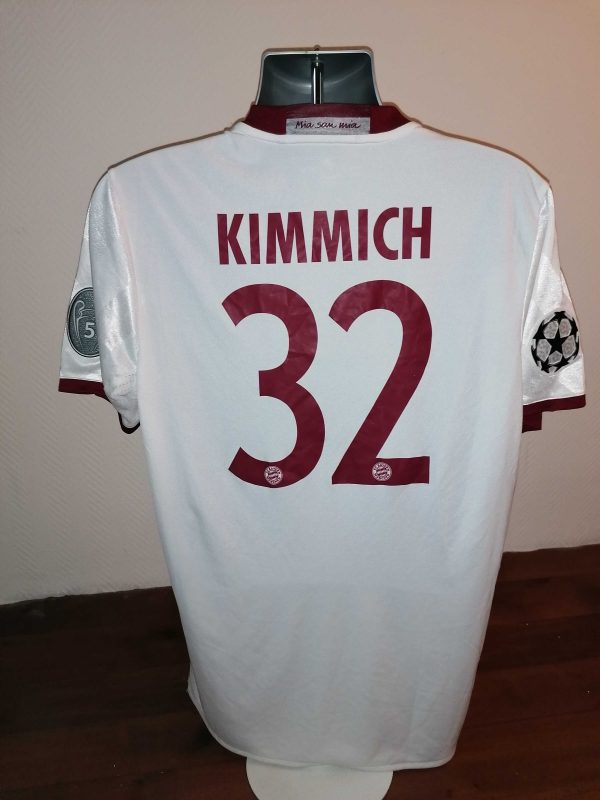 Bayern Munchen 201617 Champions league away shirt adidas Kimmich 32 size L (5)