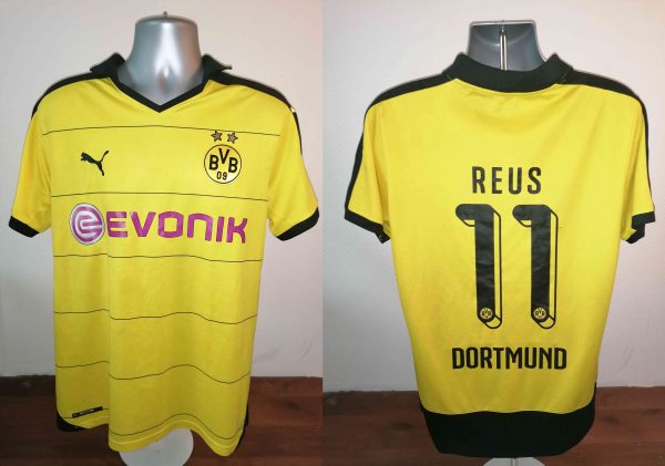 Borussia Dortmund 2015-16 home shirt Puma Reus 11 size L (1)