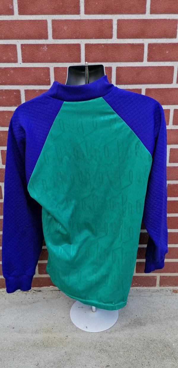 Vintage Umbro 1990ies blue green football shirt goal keeper Long sleeve size M (3)