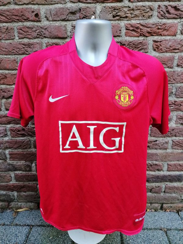 Manchester United 2007-09 home football shirt Nike Ronaldo 7 size M (2)