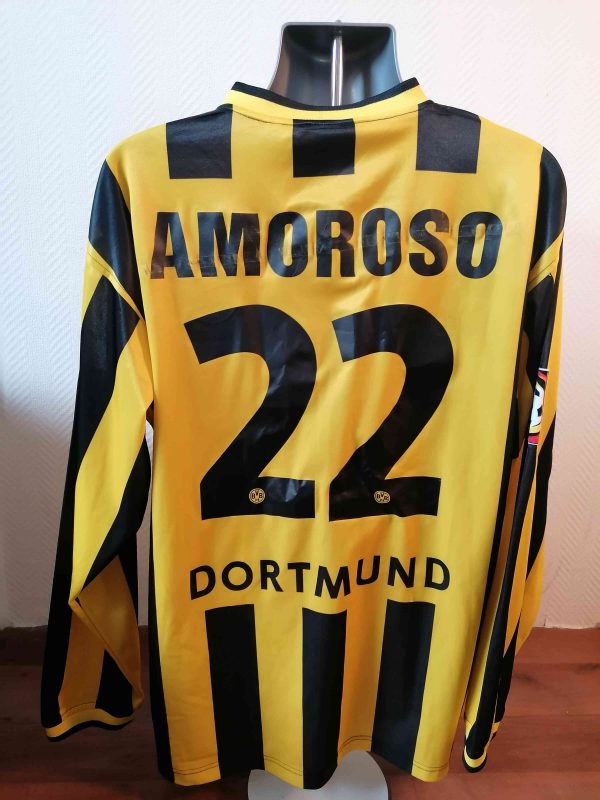 Vintage Borussia Dortmund 2000-02 Bundesliga shirt Amoroso 22 goool.de XL (3)
