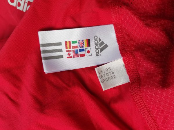 Vintage Germany Olympics red shirt ca. 2010 size L adidas (4)