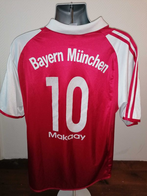 Bayern Munchen 2003-04 home shirt adidas top Makaay 10 size L (1)