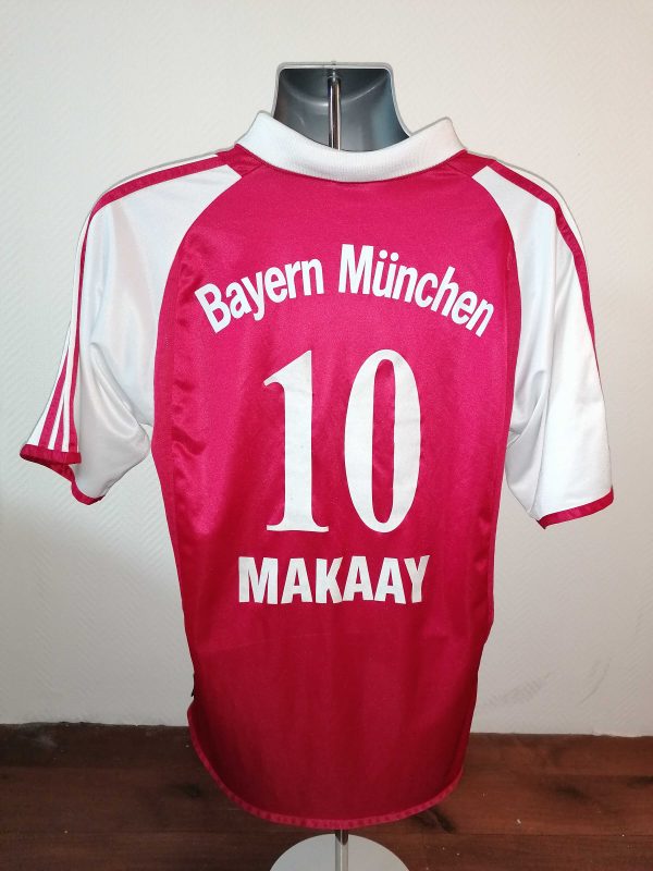 Bayern Munchen 2003-04 home shirt adidas top Makaay 10 size M (3)