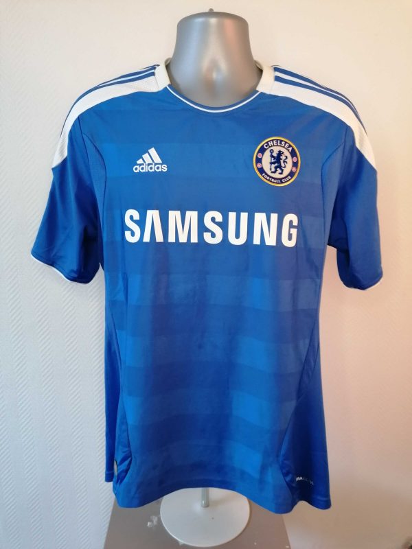 Chelsea 2011-12 EPL home shirt adidas football top Mata 10 size M (2)