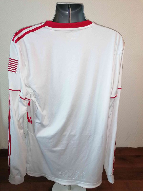 Vintage New York Red Bulls 2010-11 ls home shirt adidas jersey soccer MLS size 2XL (2)