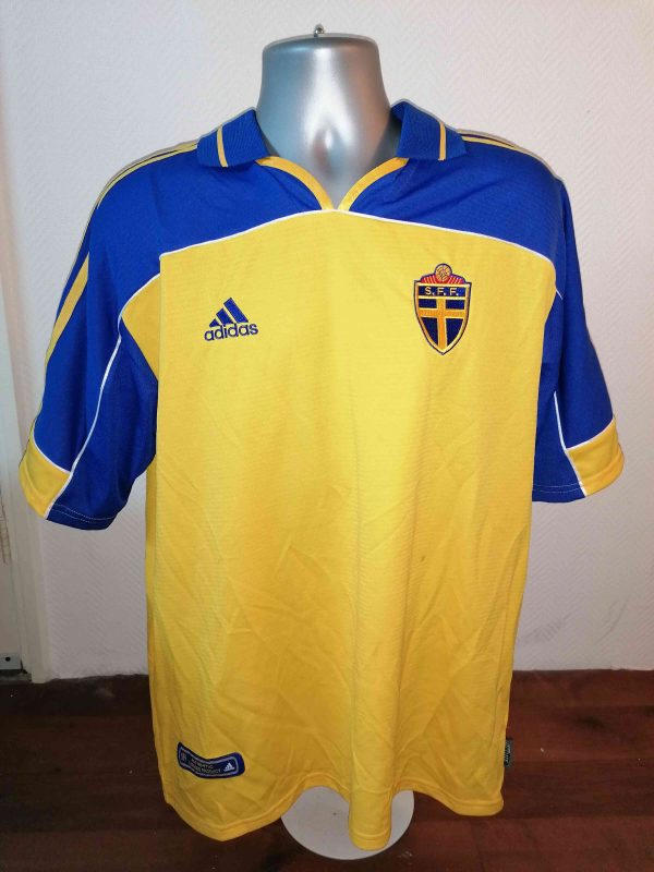 Vintage Sweden 2000-02 home shirt Todde 25 adidas size XL (3)