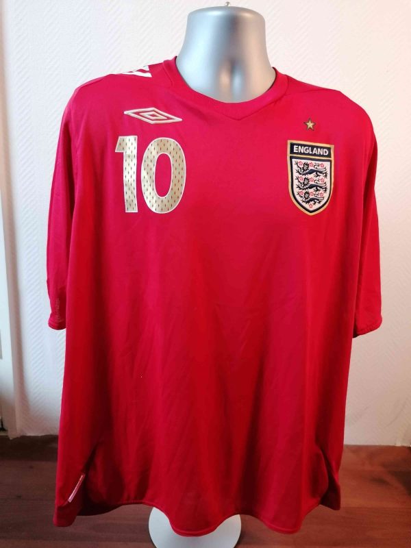 England World Cup 2006-08 away shirt Umbro 10 Owen size XL (2)