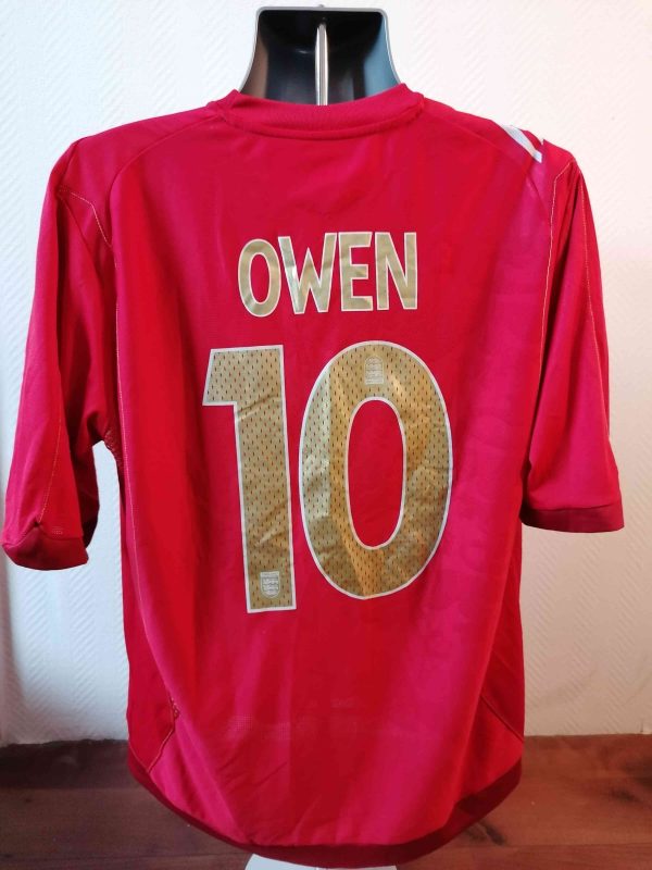 England World Cup 2006-08 away shirt Umbro 10 Owen size XL (3)