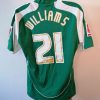 Match issue worn Peterborough United 2008-09 away shirt Williams #21 size L (3)