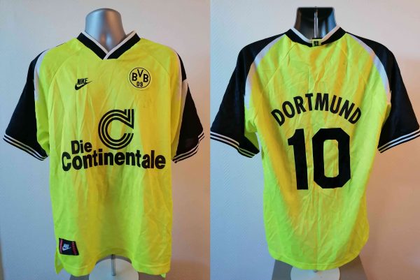 Vintage Borussia Dortmund 1995-96 home shirt #10 Nike trikot (1)