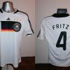 Germany 2008 2009 home Shirt Adidas Fritz 4 jersey size M EURO2008 (3)