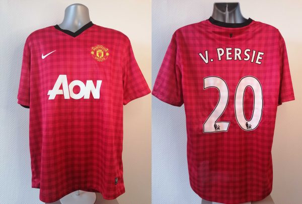 Manchester United 2012 2013 home football shirt Nike size XL v Persie 20 mint (1)