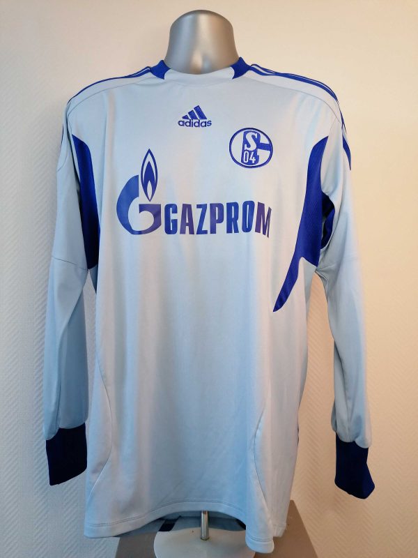Vintage Schalke 04 2011-12 ls goal keeper shirt adidas size L trikot (1)