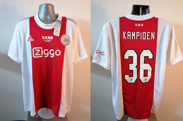 Ajax 2021-22 Kampioen 36 Champion home shirt limited edition BNWT (1)