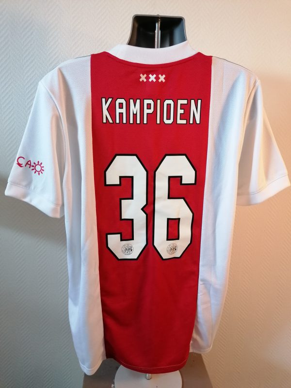 Ajax 2021-22 Kampioen 36 Champion home shirt limited edition BNWT (5)