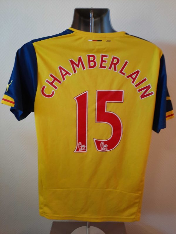 Arsenal 2014 2015 away shirt Puma Chamberlain 15 football top size M (1)