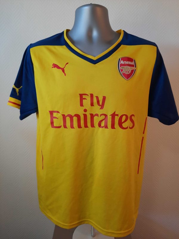 Arsenal 2014 2015 away shirt Puma Chamberlain 15 football top size M (3)