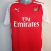 Arsenal 2014 2015 home shirt Puma Wilshire 10 football top size M (2)
