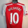 Arsenal 2014 2015 home shirt Puma Wilshire 10 football top size M (3)