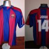 Vintage Barcelona 1993-95 stadium home shirt Rogers #14 Jordi size L (4)