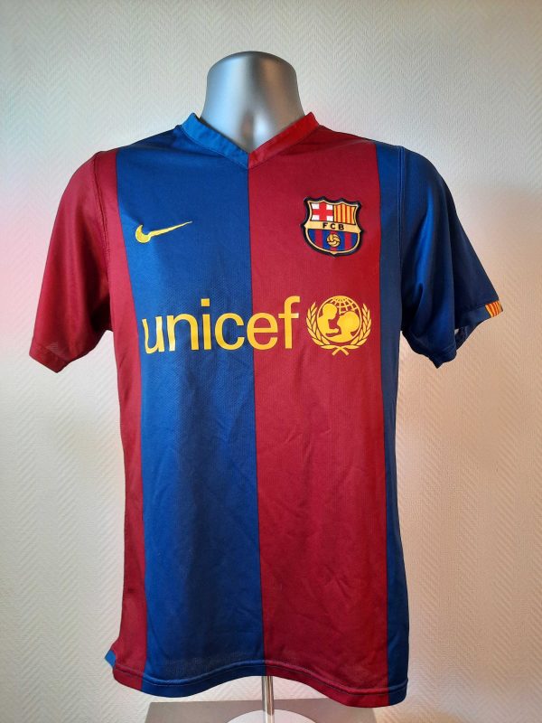 Vintage Barcelona 2006 2007 home shirt Nike football top Henry 14 size S (2)