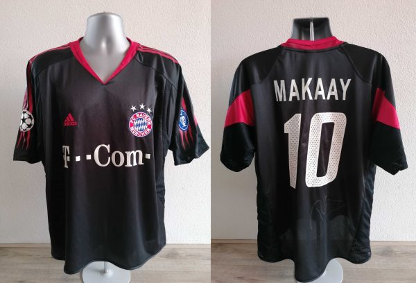 Bayern Munchen 2005-06 Champions league shirt size XL Makaay 10 signed (1)