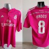 Real Madrid 2014 2015 LFP away football shirt adidas size L Kroos 8 (1)