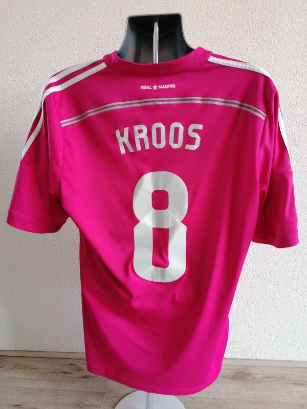 Real Madrid 2014 2015 LFP away football shirt adidas size L Kroos 8 (4)