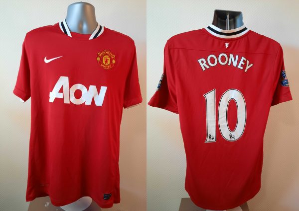 Manchester United 2011 2012 home shirt adidas EPL Rooney 10 size L (1)