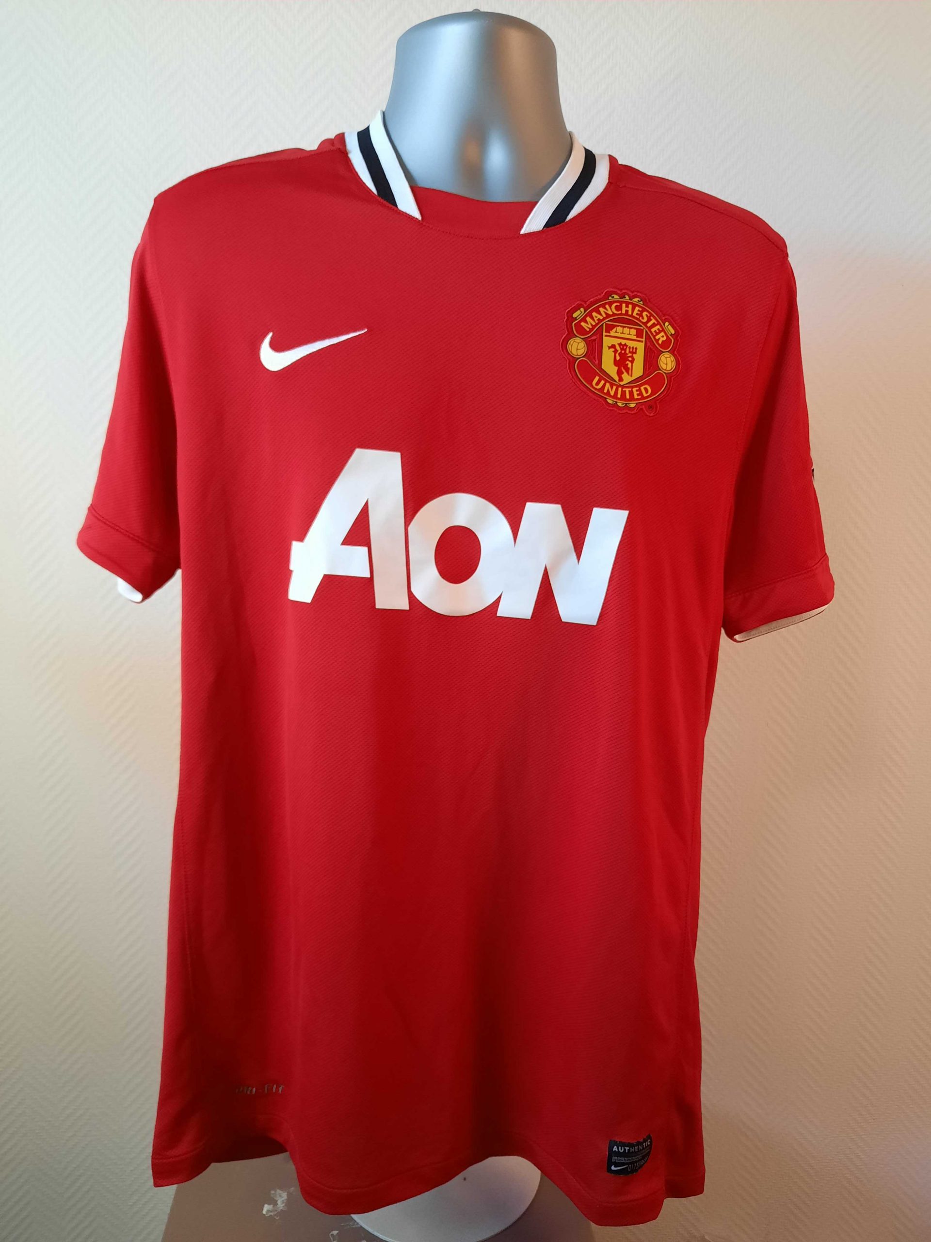 2011-12 Manchester United Home Shirt Rooney #10 - 8/10 - XL