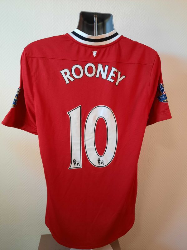 Manchester United 2011 2012 home shirt adidas EPL Rooney 10 size L (3)