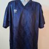 Vintage adidas 1990ies blue template football shirt size XL (1)