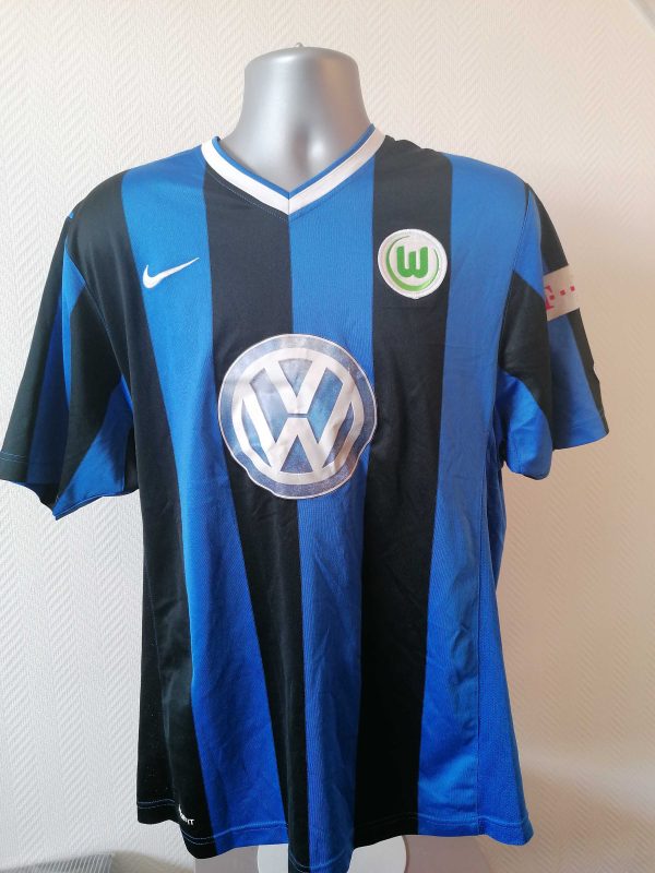 Vintage Vfl Wolfsburg 2007 2008 2009 away shirt Dejegah 24 size L (4)