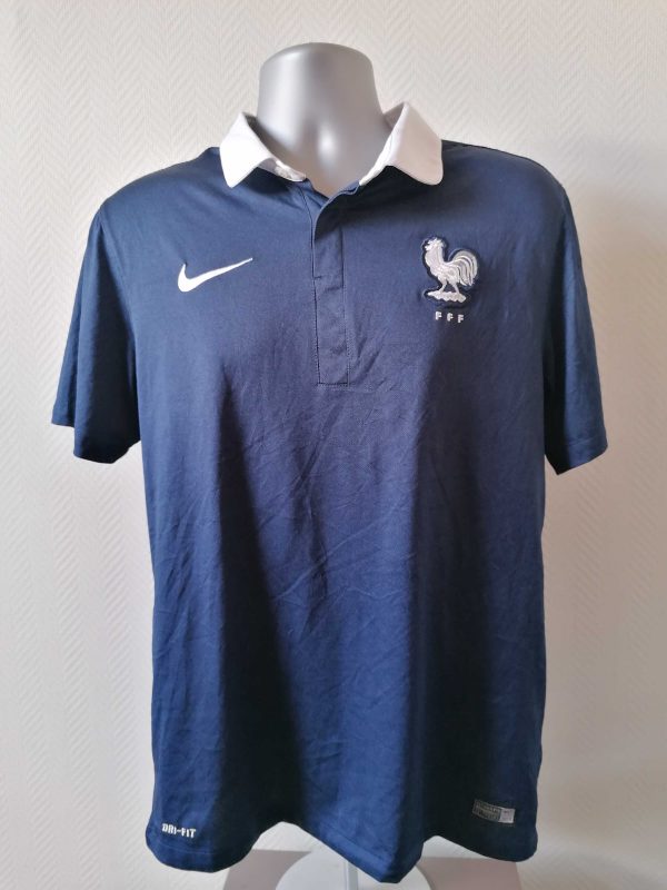 Player issue France 2014-15 home shirt Nike size M (1)