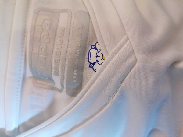 Leeds United 2018-19 home shirt Kappa jersey size M (UK Small) (2)