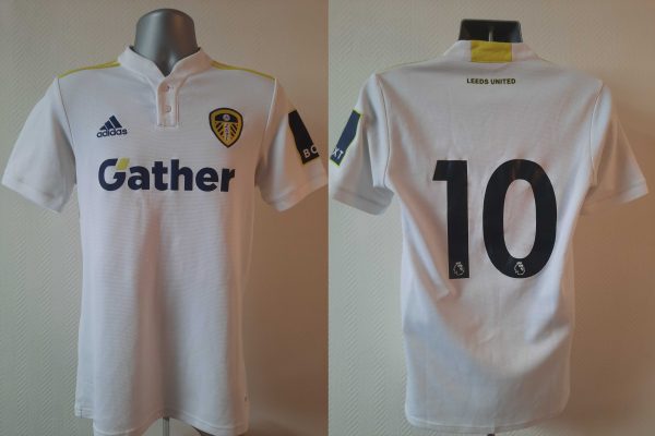 Leeds United 2021-22 home shirt adidas jersey size S #10 (1)