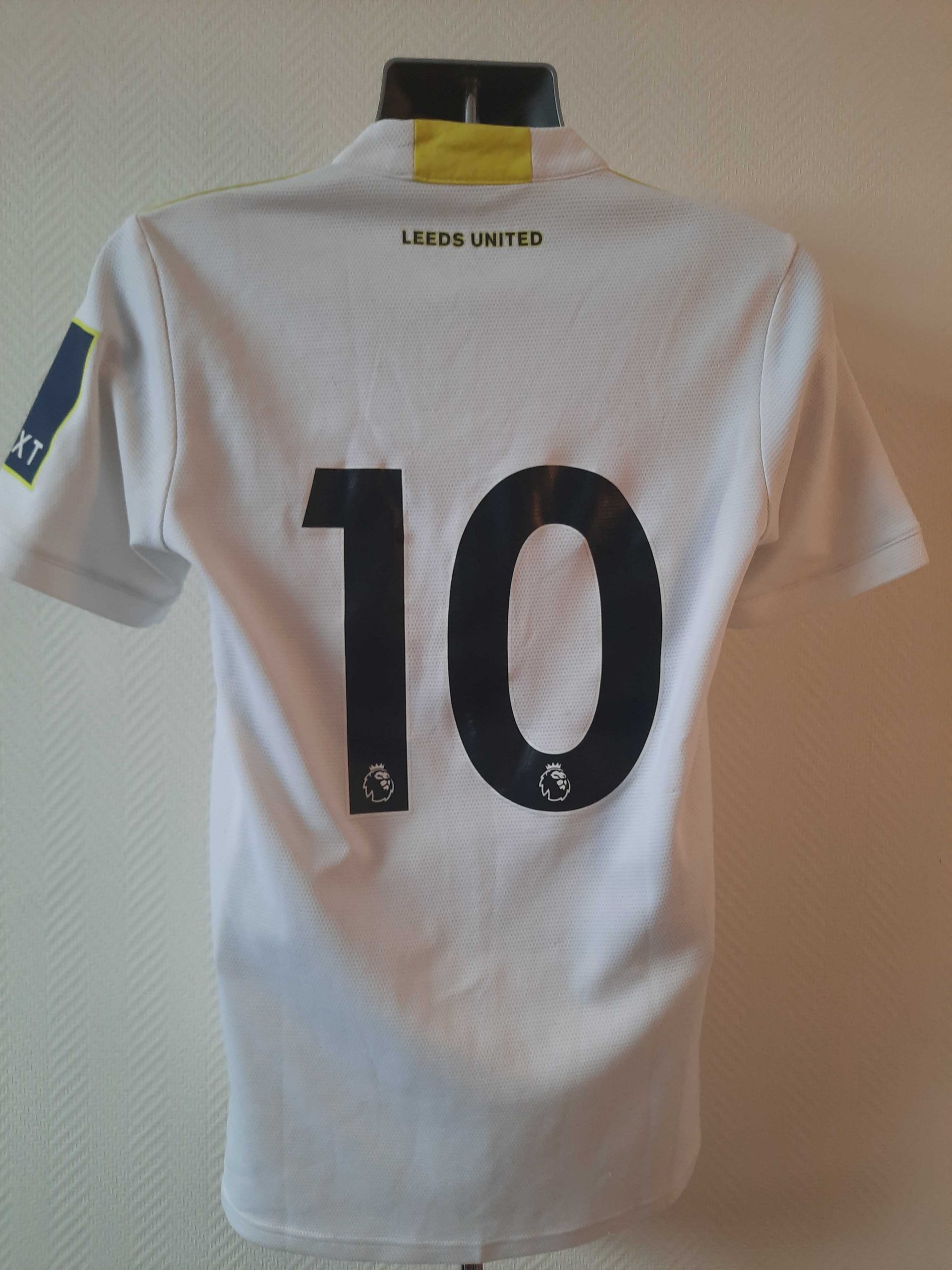 Leeds United 2021-22 home shirt adidas jersey size S #10