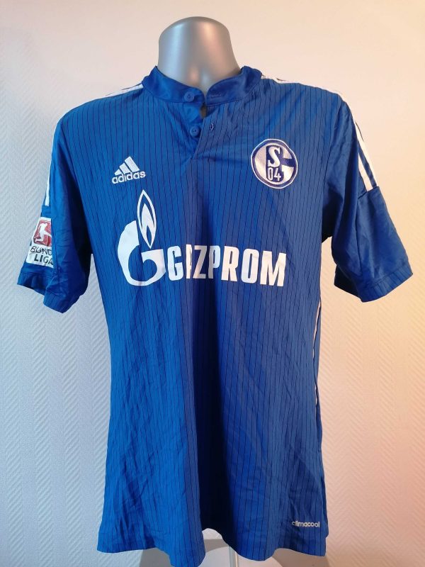 Vintage Schalke 04 2014-15 Bundesliga home shirt Draxler 10 size M (2)