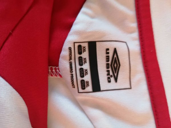 Vintage Slavia Praha Prague 2007-08 home shirt Umbro jersey size XXL (5)