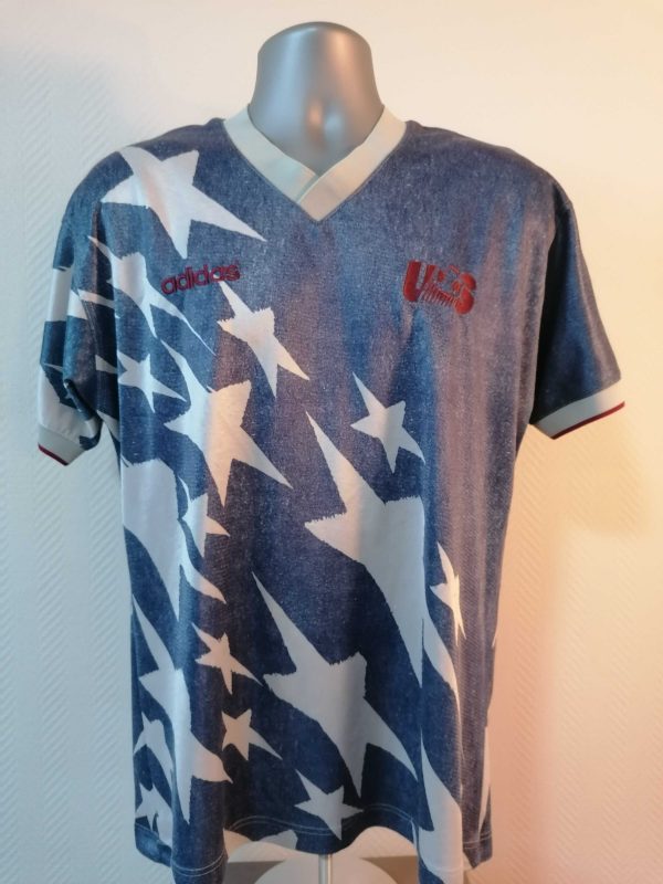 Vintage USA 1994 away shirt size L adidas Soccer World Cup ’94 (1)