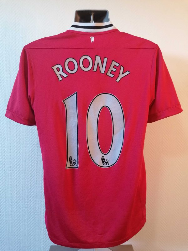 Manchester United 2011 2012 home shirt Nike EPL Rooney 10 size M (3)